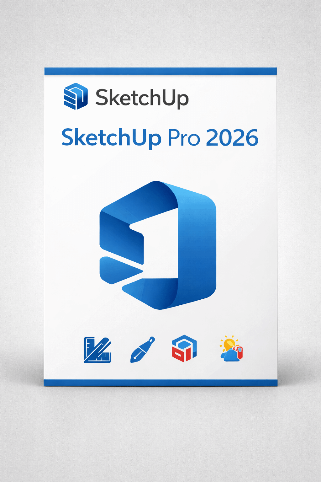 SketchUp-2026 Sketchup Pro 2026 + Enscape 13 - Windows - Licença vitalícia - Imagem 1